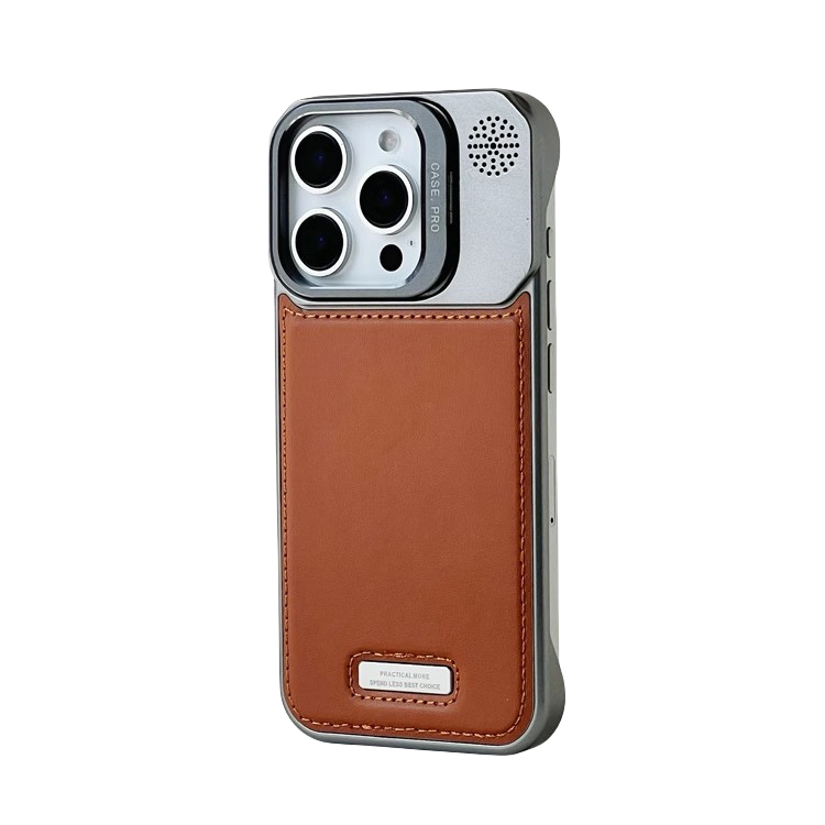 Frameless Carbon Fiber Leather Magnetic Phone Case for iphone