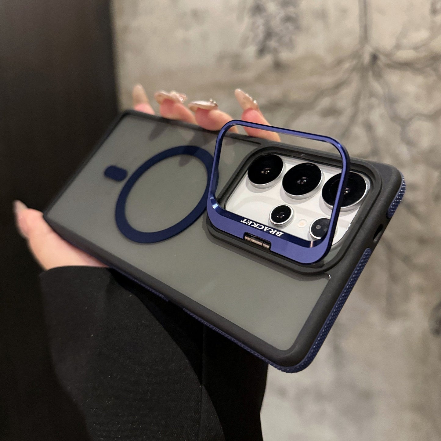 Lens Holder Magnetic Phone Case for Samsung S Series