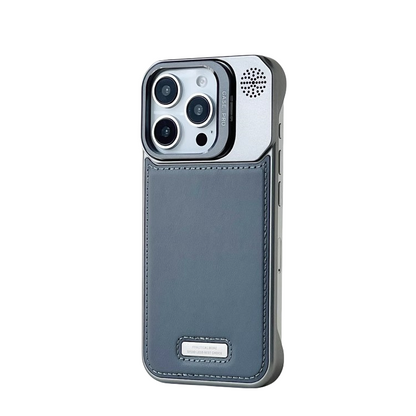 Frameless Carbon Fiber Leather Magnetic Phone Case for iphone