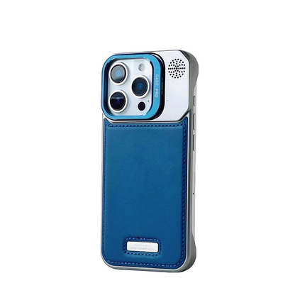 Frameless Carbon Fiber Leather Magnetic Phone Case for iphone