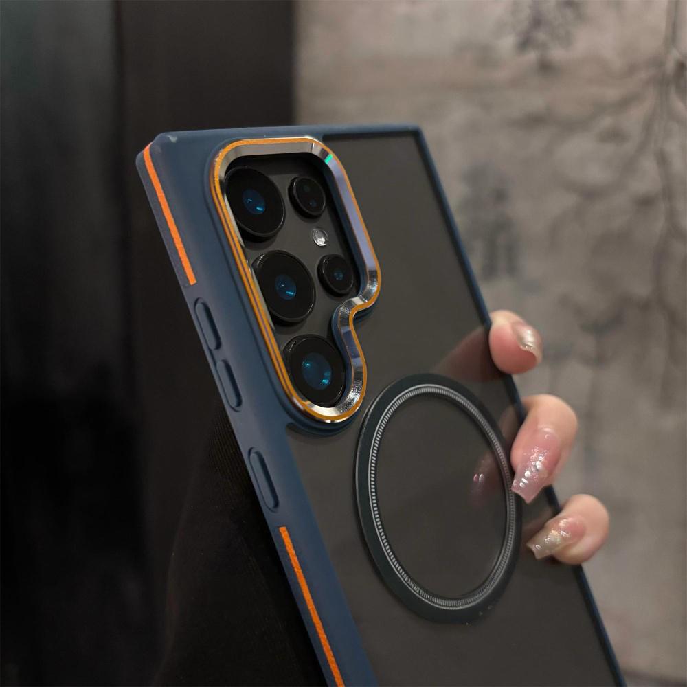 Shockproof Frosted Magnetic Phone Case for Samsung S Series