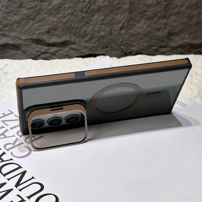 Lens Holder Magnetic Phone Case for Samsung S Series