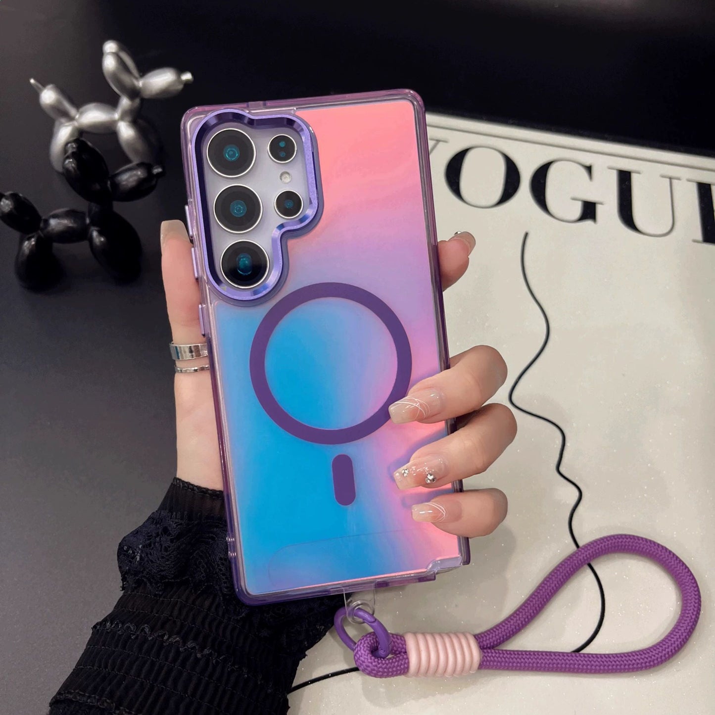Magnetic Matte Gradient Phone Case for Galaxy Series