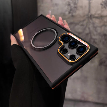 Shockproof Frosted Magnetic Phone Case for Samsung S Series