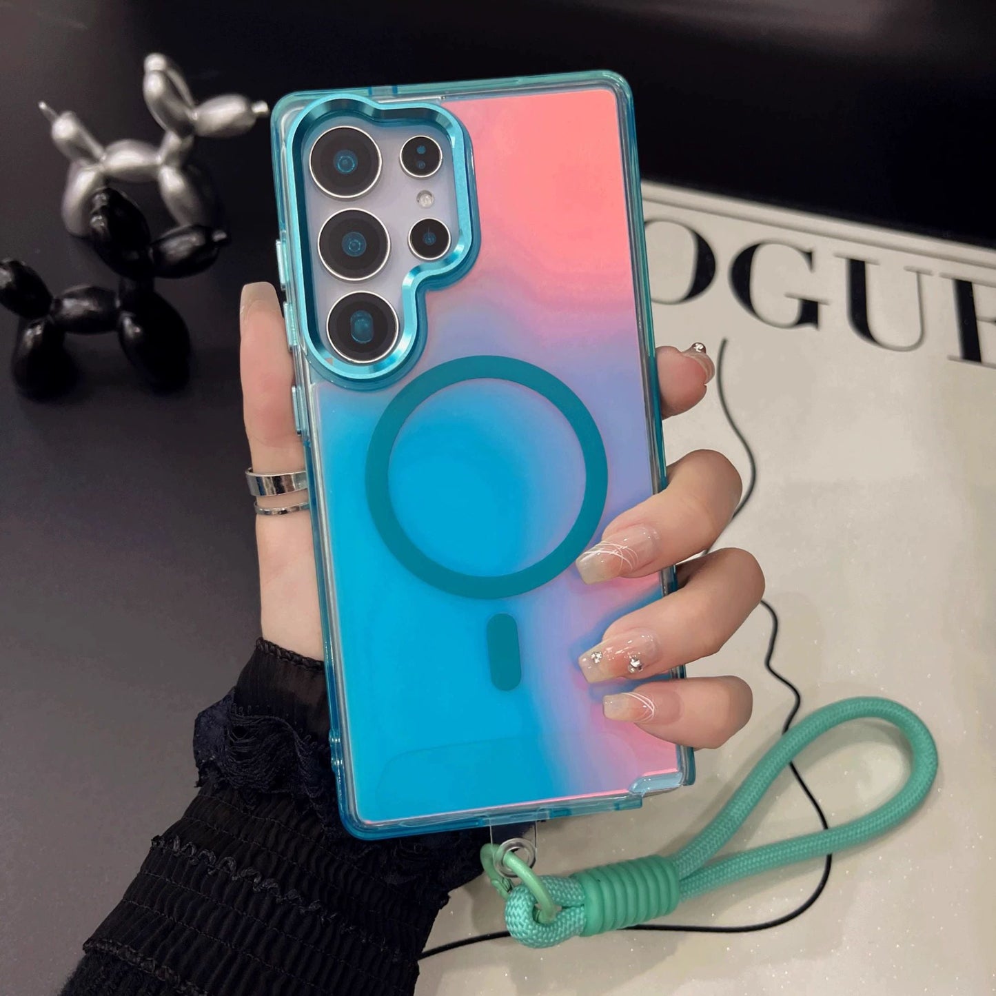 Magnetic Matte Gradient Phone Case for Galaxy Series
