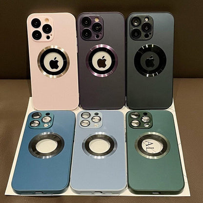 Matte MagSafe iPhone Case with Logo Hole