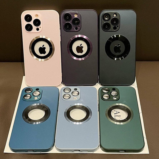 Matte MagSafe iPhone Case with Logo Hole