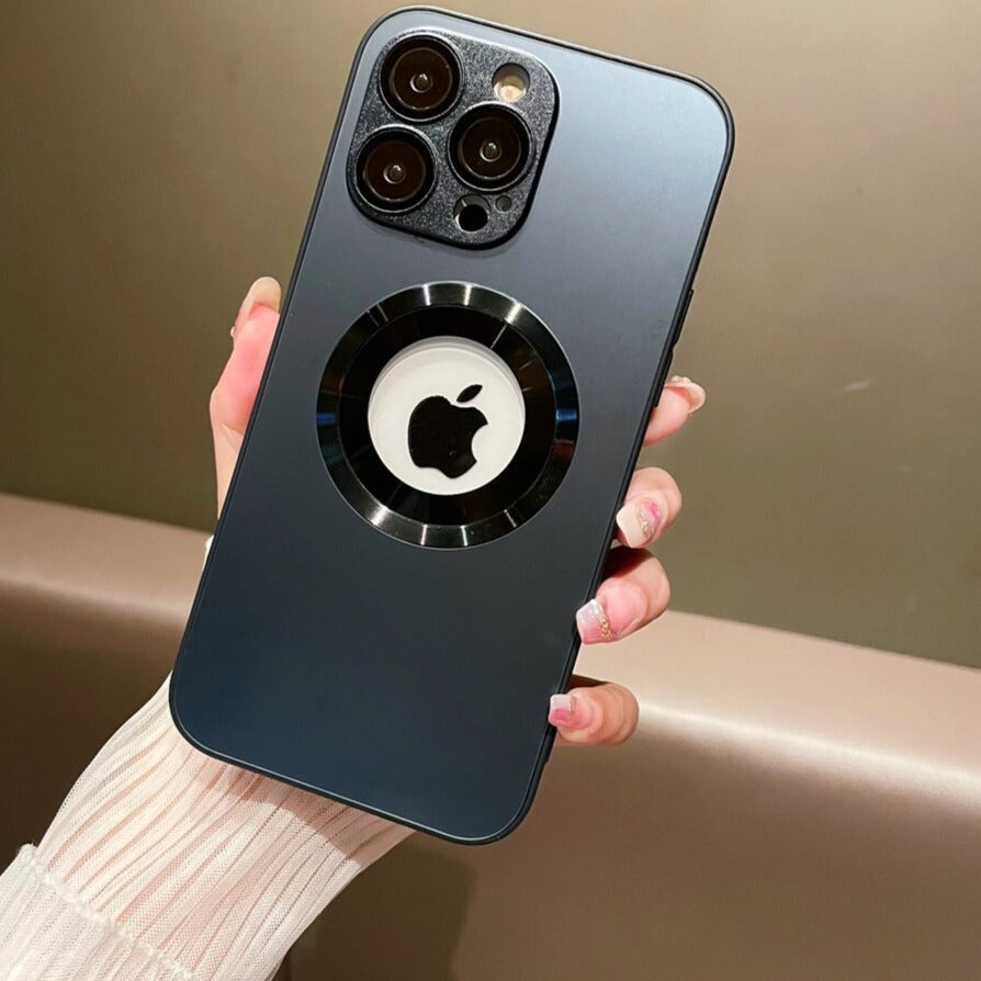 Matte MagSafe iPhone Case with Logo Hole