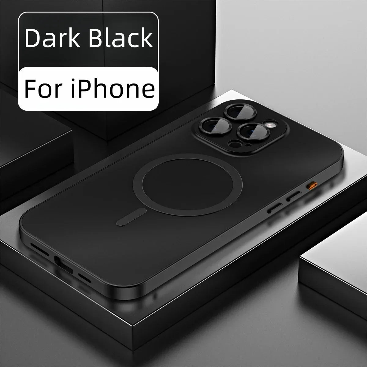 Premium Aluminum Alloy Frame with Magnetic Suction for iPhone Case