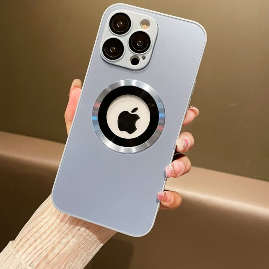 Matte MagSafe iPhone Case with Logo Hole