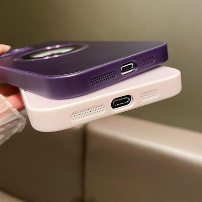 Matte MagSafe iPhone Case with Logo Hole