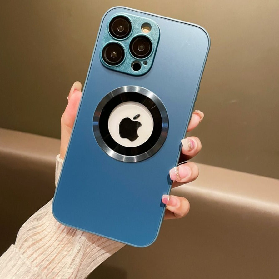 Matte MagSafe iPhone Case with Logo Hole