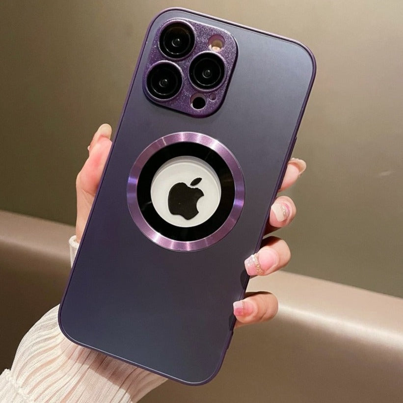Matte MagSafe iPhone Case with Logo Hole