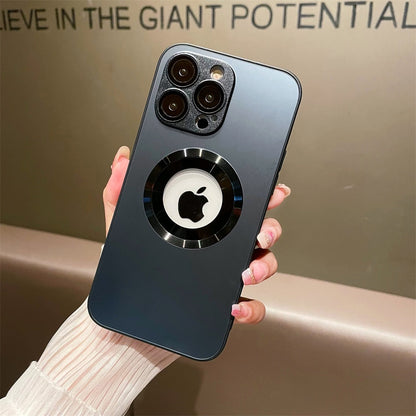 Matte MagSafe iPhone Case with Logo Hole