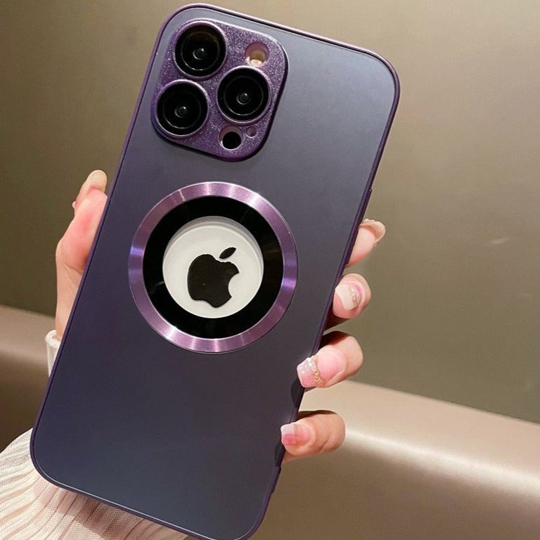Matte MagSafe iPhone Case with Logo Hole