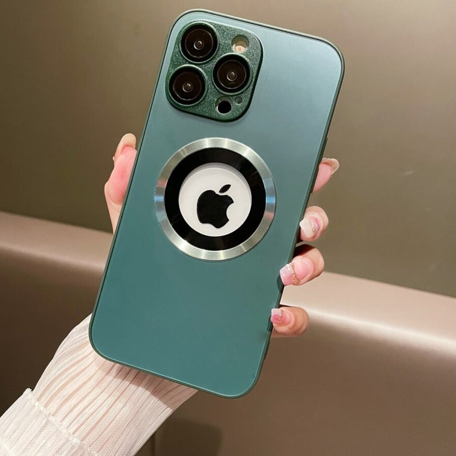 Matte MagSafe iPhone Case with Logo Hole
